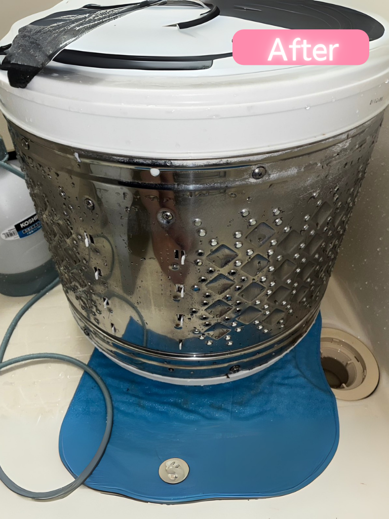 洗濯槽のアフター