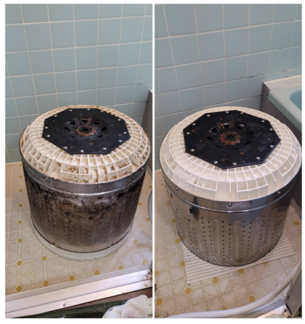 福岡市中央区/洗濯機分解洗浄
